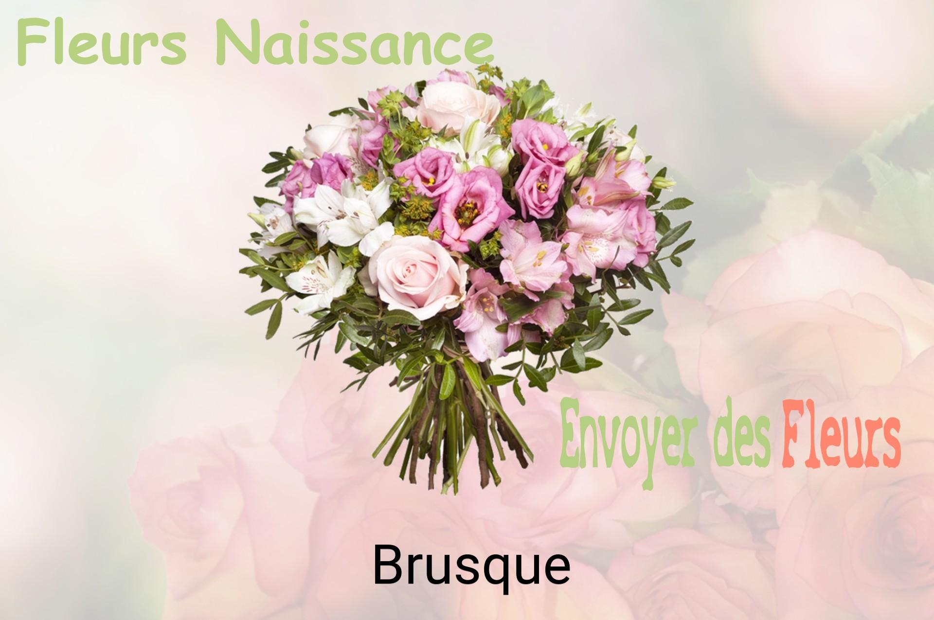 Bouquet de fleurs de naissance livré à Brusque